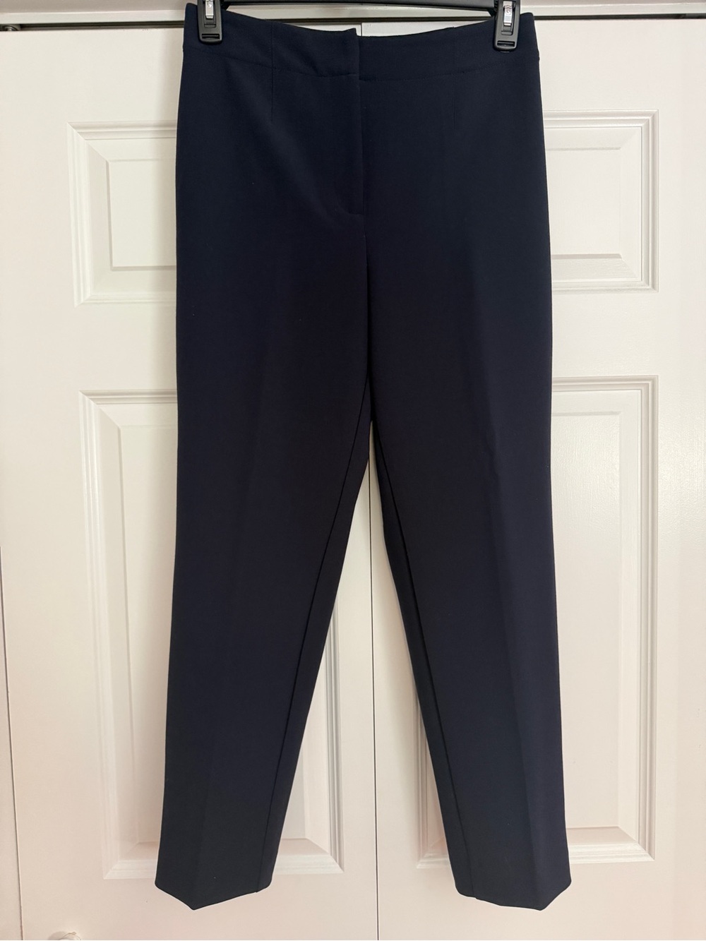 Ann Taylor - The Lana Slim Pant - Navy Cropped Straight-Leg Pants